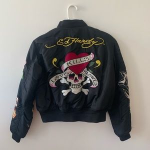 Ed Hardy bomber jacket